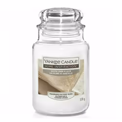 Yankee Candle Home Inspiration Candle Large Jar - White Linen & Lace