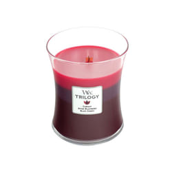 WoodWick Sun Ripened Berries wax candle Round Red currant, Blackberry, Spice Red 1 pc(s)