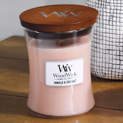 WoodWick 92191 wax candle Other Jasmine, Sea salt, Vanilla Beige