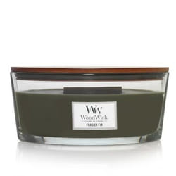 WoodWick Frasier Fir wax candle Ellipse Grey 1 pc(s)