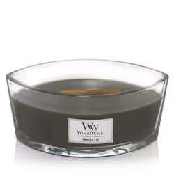 WoodWick Frasier Fir wax candle Ellipse Grey 1 pc(s)
