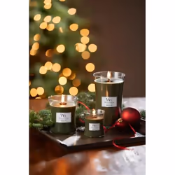 WoodWick Frasier Fir wax candle Ellipse Grey 1 pc(s) - Additional view 4