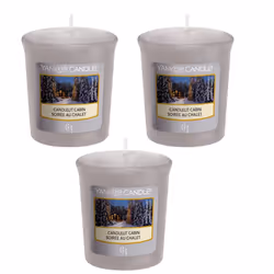 3 Pack Yankee Candle Votives Candlelit Cabin Scented votive