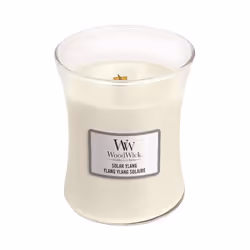 WoodWick Solar Ylang, Cylinder, White, Bergamot, Jasmine, Musk, Sandalwood, Tuberose, Ylang-ylang, 1 pc(s)