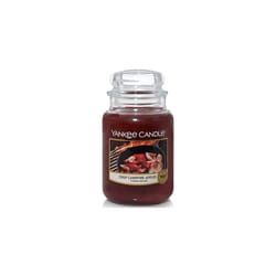 Yankee Candle Scented Candle | Crisp Campfire Apples Large Jar Candle | Up to 150 Hours Burn Time, Red
