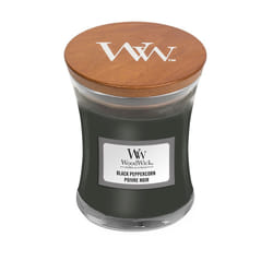 WoodWick Black Peppercorn Mini Jar wax candle Round Grey 1 pc(s)