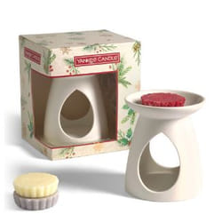 Yankee Candle Melt Warmer Gift Set candle holder White