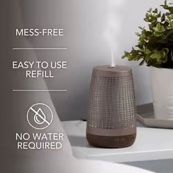 Yankee Candle Sleep Diffuser Starter Kit | Bronze | Calm Night Electric Fragrance Diffuser Refill | Up to 30 Nights of Fragrance | UK Plug