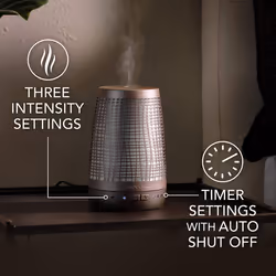 Yankee Candle Sleep Diffuser Starter Kit | Bronze | Calm Night Electric Fragrance Diffuser Refill | Up to 30 Nights of Fragrance | UK Plug