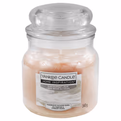 Yankee Candle Sun Warmed Linen Lavender Scented Glass Jar 60 Hours Wax Burn 340g