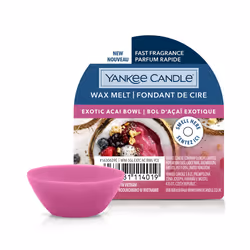 Yankee Candle Exotic Acai Bowl, Round, Pink, Cherry (fruit), Jasmine, Musk, Rose, Vanilla, 70 mm, 70 mm, 30 mm