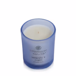 Chesapeake Bay Serenity & Calm wax candle Cylinder Purple 1 pc(s)