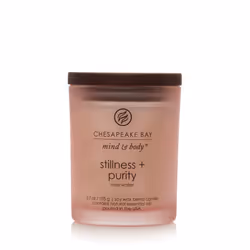 Chesapeake Bay Stillness & Purity wax candle Cylinder Rose 1 pc(s)