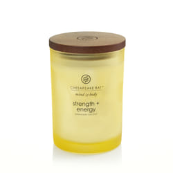 Chesapeake Bay Strength & Energy wax candle Cylinder Yellow