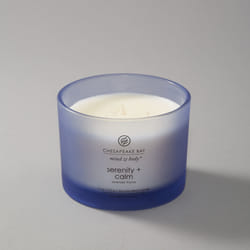 Chesapeake Bay Serenity & Calm wax candle Cylinder Purple 1 pc(s)