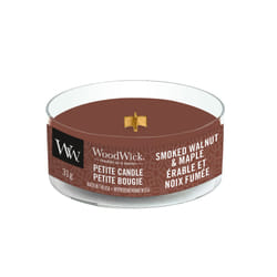 WoodWick Smoked Walnut & Maple wax candle Ellipse Brown 1 pc(s)