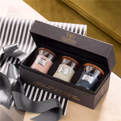 WoodWick 3 Mini Jar Giftset Floral wax candle Round Multicolour 3 pc(s)