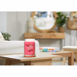 Yankee Candle 1701375E wax candle Cylinder Raspberry Crimson 1 pc(s)