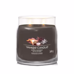 Yankee Candle Signature Medium Jar Scented Candle Black Coconut, 368g