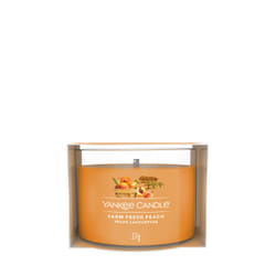 Yankee Candle Farm Fresh Peach wax candle Round Apricot, Musk, Orange, Peach, Plum blossom, Vanilla Orange 1 pc(s)
