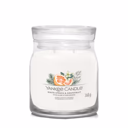 Yankee Candle White Spruce & Grapefruit, Cylinder, White, 1 pc(s)