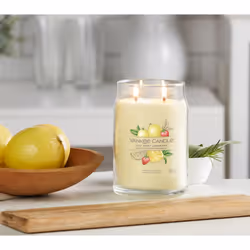 Yankee Candle Iced Berry Lemonade wax candle Cylinder Grapefruit, Lemon, Pomelo Yellow 1 pc(s)