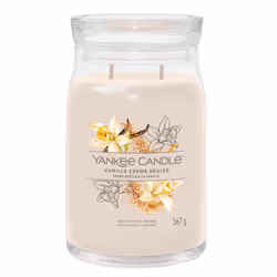 Yankee Candle Vanilla Crème Brûlée, Cylinder, Brown, Cinnamon, Vanilla, 90 h, 1 pc(s)