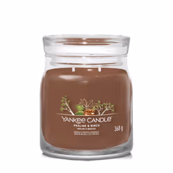 Yankee Candle Praline & Birch, Round, Brown, Amber, Cinnamon, Clove, Eucalyptus, Jasmine, Muguet, Musk, Myrrh, Sandalwood, Va ...