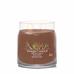 Yankee Candle Praline & Birch wax candle Round Amber, Cinnamon, Clove, Eucalyptus, Jasmine, Muguet, Musk, Myrrh, Sandalwood, Vanilla, Wood Brown 1 pc(s)