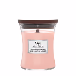 WoodWick Pressed Blooms & Patchouli Medium Jar, Round, Pink, 1 pc(s)