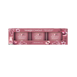 Yankee Candle Sweet Plum Sake wax candle Round Pink 1 pc(s)