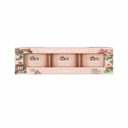 Yankee Candle Tranquil Garden 3 Pack Filled Votive, Cylinder, Rose, Anise, Cardamom, Carnation, CEDAR, Coconut, Eucalyptus, J ...