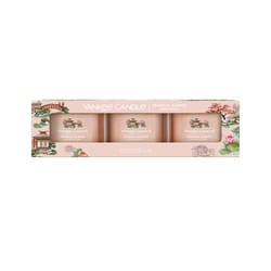 Yankee Candle Tranquil Garden 3 Pack Filled Votive wax candle Cylinder Anise, Cardamom, Carnation, CEDAR, Coconut, Eucalyptus, Jasmine, Lavender, Neroli, Orange, Sandalwood Rose 3 pc(s)