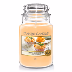 Yankee Candle Mango Ice Cream, Other, Orange, Cream, Vanilla, 1 pc(s)