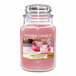 Yankee Candle Sweet Plum Sake, Round, Pink, Sake, 150 h