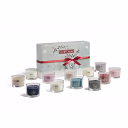 Yankee Candle Snow Globe Wonderland Filled Votive Gift Set, Cylinder, Multicolour, 12 pc(s)