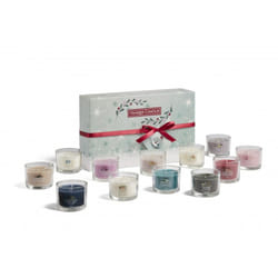 Yankee Candle Snow Globe Wonderland Filled Votive Gift Set wax candle Cylinder Multicolour 12 pc(s)