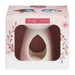 Yankee Candle Snow Globe Wonderland Terracotta/earthen aroma lamp Ceramic White