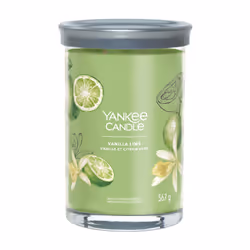 Yankee Candle Signature, Cylinder, Green, Lime, Vanilla, 100 h, 1 pc(s)