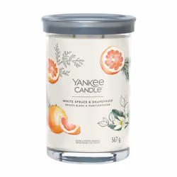 Yankee Candle White Spruce & Grapefruit, Cylinder, White, 1 pc(s)