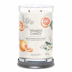 Yankee Candle White Spruce & Grapefruit wax candle Cylinder 1 pc(s)