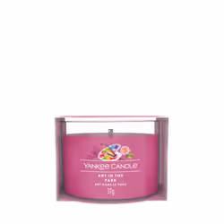 Yankee Candle Art in the Park, Round, Pink, Apple, Floral, Wood, 10 h, 1 pc(s)