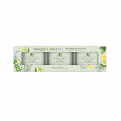 Yankee Candle Cucumber Mint, Round, Light Green, Cucumber, Mint, 3 pc(s)