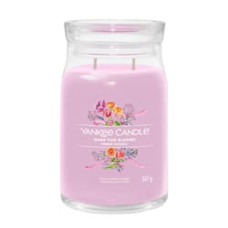 Yankee Candle Hand Tied Blooms wax candle Cylinder Floral Purple 1 pc(s)