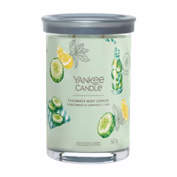Yankee Candle Signature, Cylinder, Green, Cucumber, Lemon, Mint, 100 h, 1 pc(s)