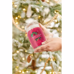 Yankee Candle Sparkling Winterberry wax candle Round Red 1 pc(s) - Additional view 4