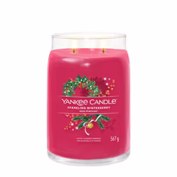 Yankee Candle Sparkling Winterberry wax candle Round Red 1 pc(s) - Additional view 5