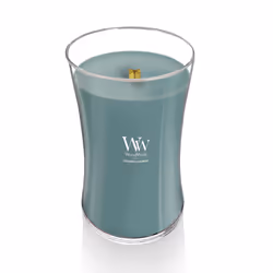 WoodWick Evergreen Cashmere wax candle Round Green 1 pc(s)