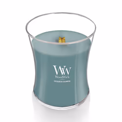WoodWick Evergreen Cashmere wax candle Cylinder Green 1 pc(s)