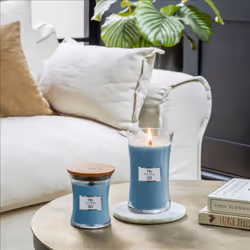 WoodWick Tempest wax candle Round Blue 1 pc(s)